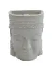 Product image 1 of the product “Khmer-head as water feature, 67cm height, cast stone, hollow, handcrafted & natural color. ”